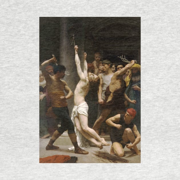 The Flagellation of Our Lord Jesus Christ by William-Adolphe Bouguereau by Classic Art Stall